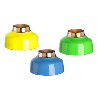 Βάζο ArteLibre Χαμηλό Μέταλλο 10.5cm Σε 3 Χρώματα  05160663