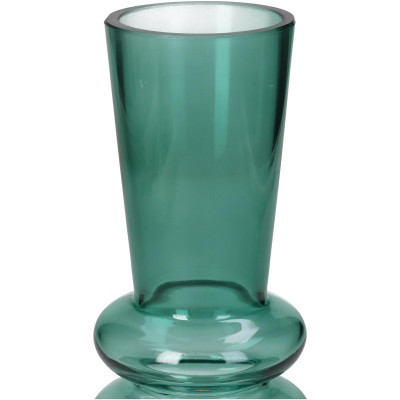 Βάζο ArteLibre Πράσινο Γυαλί 7x7x20cm 05156681 Βάζο ArteLibre Πράσινο Γυαλί 7x7x20cm 05156681
