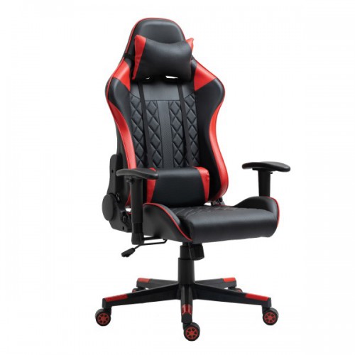 Καρέκλα Γραφείου ArteLibre Gaming ENNIS Κόκκινο-Μαύρο PVC 70x55x122-131cm  14730001 Έπιπλα Γραφείου