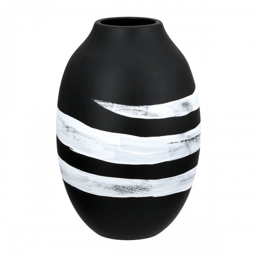 Βάζο Στρογγυλό Κεραμικό Μαύρο D14X21Cm D14X21Cm  05161489 Διακόσμηση - Φως - Χαλιά