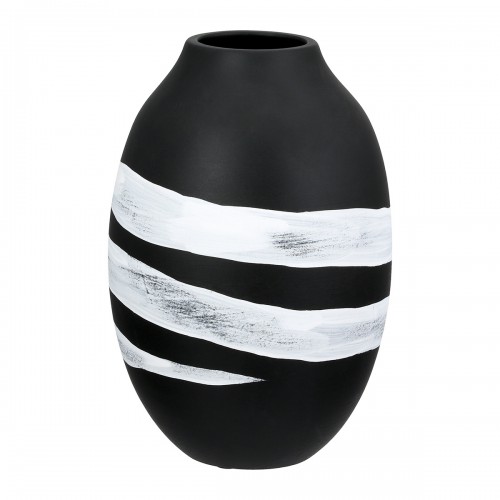Βάζο Στρογγυλό Κεραμικό Μαύρο D14X21Cm D14X21Cm  05161489 Διακόσμηση - Φως - Χαλιά