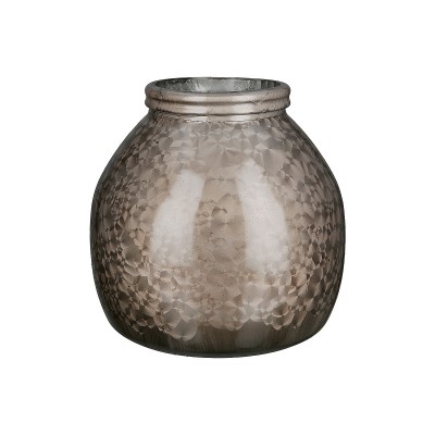 Βάζο-Φανάρι ArteLibre Καφέ Γυαλί 20cm  05160068
