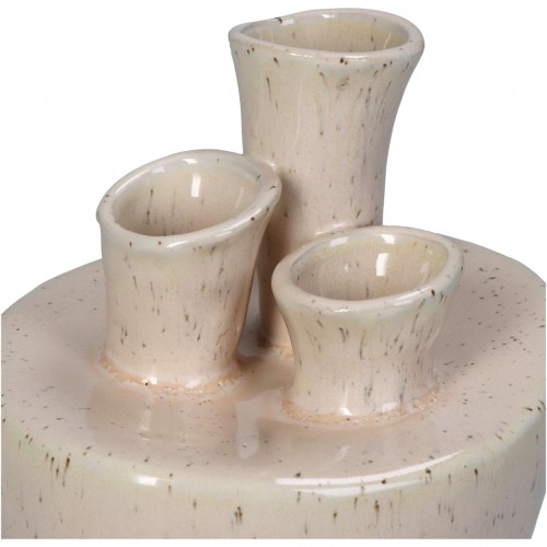 Βάζο ArteLibre Ιβουάρ Πορσελάνη 13.5x13x19cm Διακόσμηση - Φως - Χαλιά