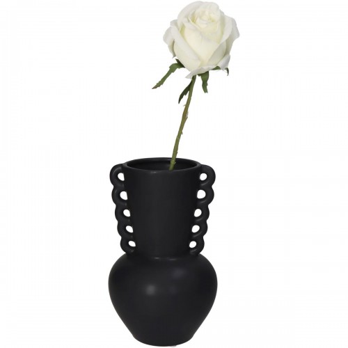 Βάζο ArteLibre Μαύρο Κεραμικό 13.7x13.7x22cm Διακόσμηση - Φως - Χαλιά