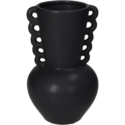 Βάζο ArteLibre Μαύρο Κεραμικό 13.7x13.7x22cm  05150606