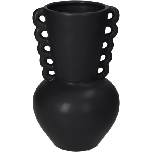 Βάζο ArteLibre Μαύρο Κεραμικό 13.7x13.7x22cm Διακόσμηση - Φως - Χαλιά