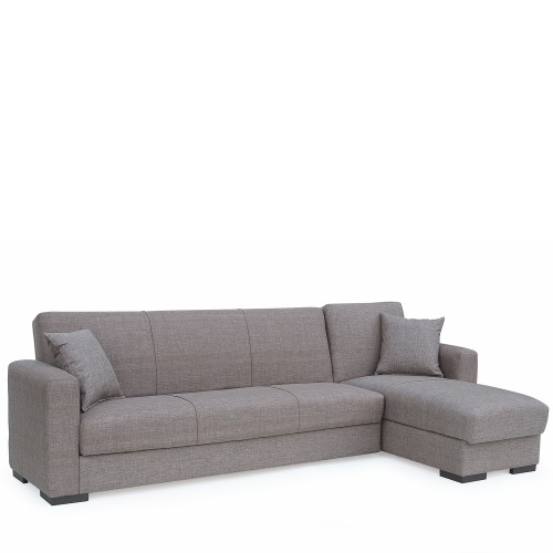 Καναπές Κρεβάτι Γωνιακός JOSE Καφέ Γκρι 270x165x84cm Σαλόνι Καναπές Κρεβάτι Γωνιακός JOSE Καφέ Γκρι 270x165x84cm Σαλόνι
