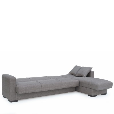 Καναπές Κρεβάτι Γωνιακός JOSE Καφέ Γκρι 270x165x84cm Σαλόνι Καναπές Κρεβάτι Γωνιακός JOSE Καφέ Γκρι 270x165x84cm Σαλόνι