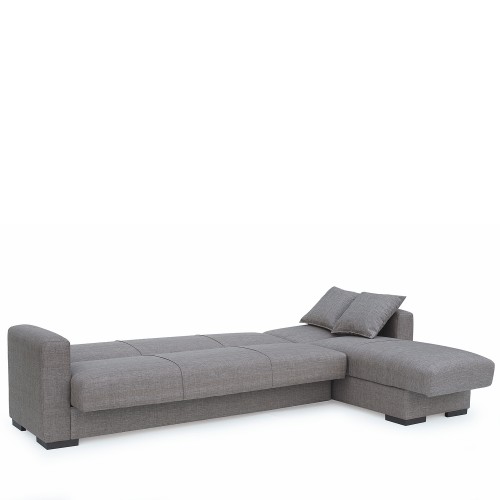 Καναπές Κρεβάτι Γωνιακός JOSE Καφέ Γκρι 270x165x84cm Σαλόνι Καναπές Κρεβάτι Γωνιακός JOSE Καφέ Γκρι 270x165x84cm Σαλόνι