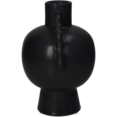 Βάζο ArteLibre Μαύρο Κεραμικό 17.4x13.7x20.5cm 05150607 Βάζο ArteLibre Μαύρο Κεραμικό 17.4x13.7x20.5cm 05150607