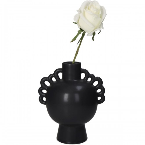 Βάζο ArteLibre Μαύρο Κεραμικό 17.4x13.7x20.5cm Διακόσμηση - Φως - Χαλιά