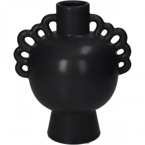 Βάζο ArteLibre Μαύρο Κεραμικό 17.4x13.7x20.5cm Διακόσμηση - Φως - Χαλιά