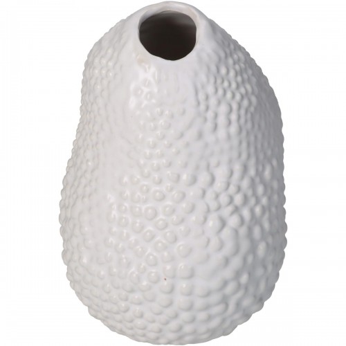 Βάζο ArteLibre Λευκό Κεραμικό 10x10x15cm 05154010 Βάζο ArteLibre Λευκό Κεραμικό 10x10x15cm 05154010