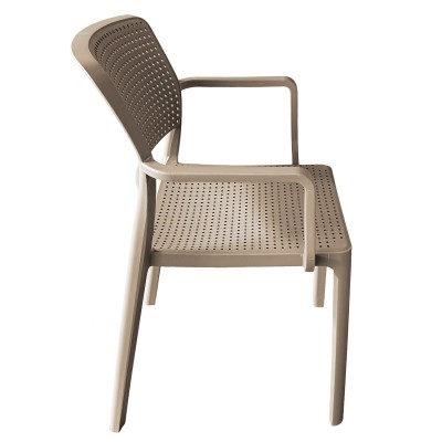 Πολυθρόνα Κήπου ArteLibre CALORA Cappuccino PP 55x54.5x83cm 15300057 Πολυθρόνα Κήπου ArteLibre CALORA Cappuccino PP 55x54.5x83cm 15300057
