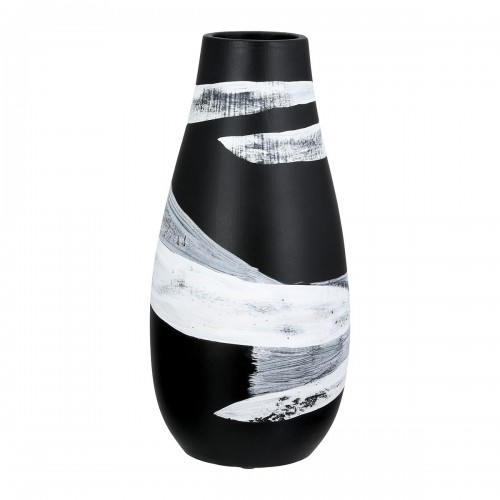 Βάζο Στρογγυλό Κεραμικό Μαύρο D14X29Cm D14X29Cm  05161490 Διακόσμηση - Φως - Χαλιά