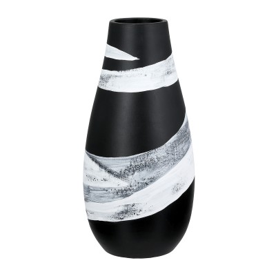 Βάζο Στρογγυλό Κεραμικό Μαύρο D14X29Cm D14X29Cm 05161490 Βάζο Στρογγυλό Κεραμικό Μαύρο D14X29Cm D14X29Cm 05161490