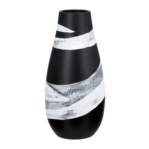 Βάζο Στρογγυλό Κεραμικό Μαύρο D14X29Cm D14X29Cm  05161490 Διακόσμηση - Φως - Χαλιά