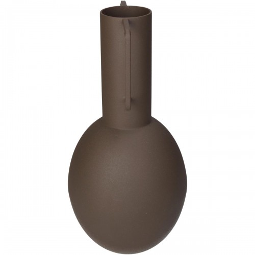Βάζο ArteLibre Καφέ Μέταλλο 13x13x27cm Διακόσμηση - Φως - Χαλιά