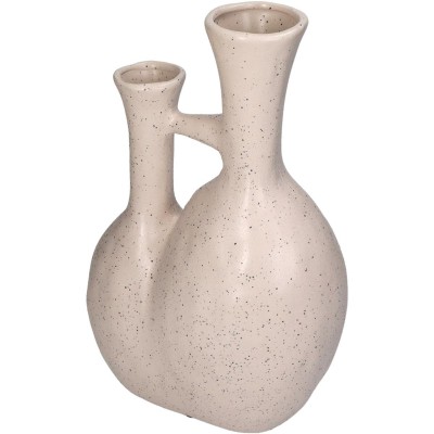 Βάζο ArteLibre Ιβουάρ Κεραμικό 19x11.5x29.5cm Διακόσμηση - Φως - Χαλιά