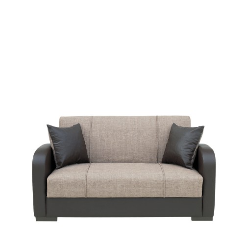 Καναπές Κρεβάτι Διθέσιος MARTINI Καφέ PU 154x87x90cm Σαλόνι Καναπές Κρεβάτι Διθέσιος MARTINI Καφέ PU 154x87x90cm Σαλόνι