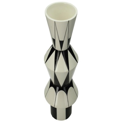 Βάζο ArteLibre Με Σχέδιο Μαύρο Δολομίτης 13x13x32.5cm 05152416 Βάζο ArteLibre Με Σχέδιο Μαύρο Δολομίτης 13x13x32.5cm 05152416