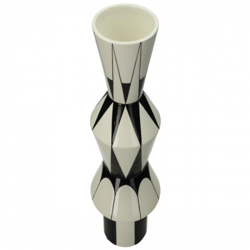 Βάζο ArteLibre Με Σχέδιο Μαύρο Δολομίτης 13x13x32.5cm Διακόσμηση - Φως - Χαλιά