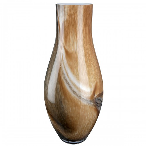 Βάζο ArteLibre Καφέ Γυαλί 40cm  05160083 Διακόσμηση - Φως - Χαλιά
