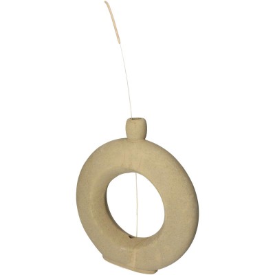 Βάζο ArteLibre Καφέ Κεραμικό 27x5.6x30.5cm Διακόσμηση - Φως - Χαλιά