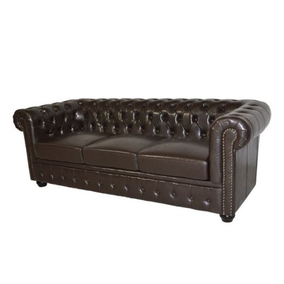 ΚΑΝΑΠΕΣ 3ΘΕΣΙΟΣ T.CHESTERFIELD HM3009.01 ΤΕΧΝΟΔΕΡΜΑ ΣΚΟΥΡΟ ΚΑΦΕ 208x90x73Υ εκ. Σαλόνι ΚΑΝΑΠΕΣ 3ΘΕΣΙΟΣ T.CHESTERFIELD HM3009.01 ΤΕΧΝΟΔΕΡΜΑ ΣΚΟΥΡΟ ΚΑΦΕ 208x90x73Υ εκ. Σαλόνι