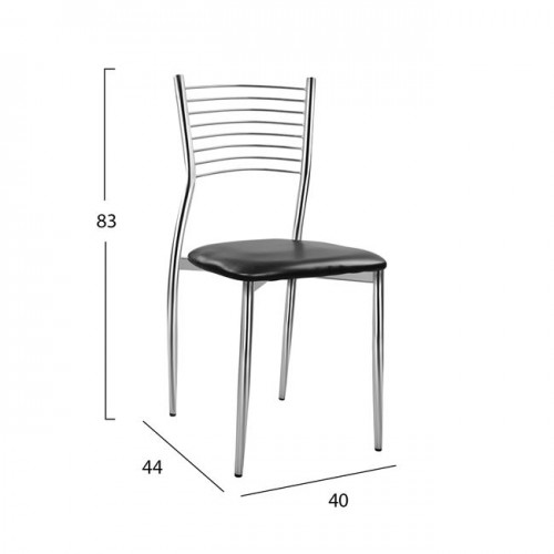 ΣΕΤ ΚΑΡΕΚΛΑ ELVIRA HM0025.02 ΜΕ ΚΑΘΙΣΜΑ ΑΠΟ ΜΑΥΡΟ PU 40X44X83 εκ. ΣΕΤ ΚΑΡΕΚΛΑ ELVIRA HM0025.02 ΜΕ ΚΑΘΙΣΜΑ ΑΠΟ ΜΑΥΡΟ PU 40X44X83 εκ.