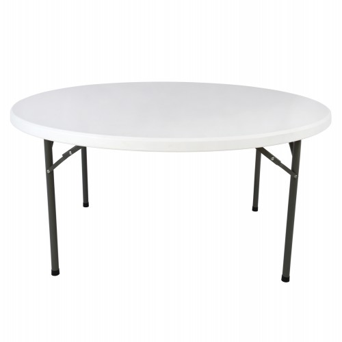 ΤΡΑΠΕΖΙ CATERING-ΣΥΝΕΔΡΙΟΥ HM5043 Φ152Χ74εκ ΠΤΥΣΣΟΜΕΝΟ ΣΤΡΟΓΓΥΛΟ Μπαρ - Εστίασης