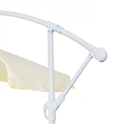 ΟΜΠΡΕΛΑ ΚΡΕΜΑΣΤΗ NOBLE Φ300x237cm. ΣΤΡΟΓΓΥΛΗ ΣΕ ΒΑΣΗ ΜΕ 4 ΠΟΔΙΑ HM6008 Εξωτερικού Χώρου