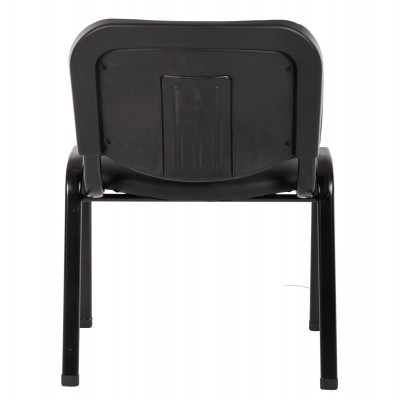 ΚΑΡΕΚΛΑ JANISHA HM1010.01 ΜΕ ΔΕΡΜΑΤΙΝΗ PU ΜΑΥΡΟ 54x59x78 εκ. Έπιπλα Γραφείου