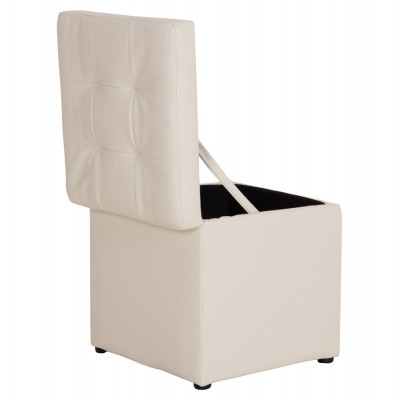 ΣΚΑΜΠΟ ΜΕ ΑΠΟΘΗΚΕΥΤΙΚΟ ΧΩΡΟ PU ΛΕΥΚΟ CUBE HM224.02 36,5x36,5x36Υεκ. Σαλόνι ΣΚΑΜΠΟ ΜΕ ΑΠΟΘΗΚΕΥΤΙΚΟ ΧΩΡΟ PU ΛΕΥΚΟ CUBE HM224.02 36,5x36,5x36Υεκ. Σαλόνι