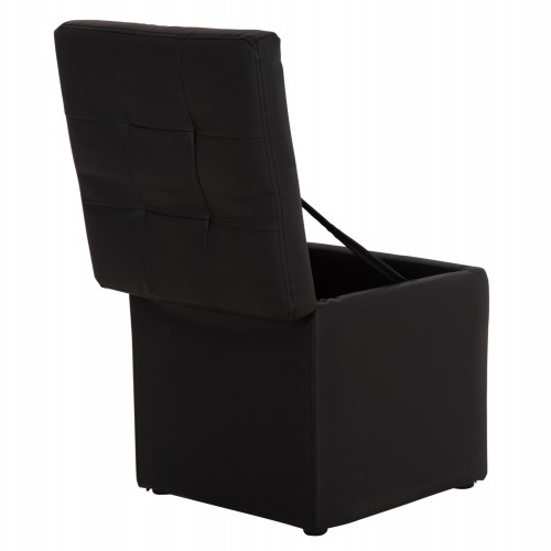 ΣΚΑΜΠΩ ΜΕ ΑΠΟΘΗΚΕΥΤΙΚΟ ΧΩΡΟ PU ΜΑΥΡΟ CUBE HM224.01 36,5x36,5x36Υεκ. Σαλόνι ΣΚΑΜΠΩ ΜΕ ΑΠΟΘΗΚΕΥΤΙΚΟ ΧΩΡΟ PU ΜΑΥΡΟ CUBE HM224.01 36,5x36,5x36Υεκ. Σαλόνι