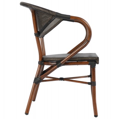 ΠΟΛΥΘΡΟΝΑ ΑΛΟΥΜΙΝΙΟΥ CLAY BAMBOO LOOK ΚΑΦΕ ΜΕ TEXTLINE HM5025 60,5x59x81 cm ΠΟΛΥΘΡΟΝΑ ΑΛΟΥΜΙΝΙΟΥ CLAY BAMBOO LOOK ΚΑΦΕ ΜΕ TEXTLINE HM5025 60,5x59x81 cm