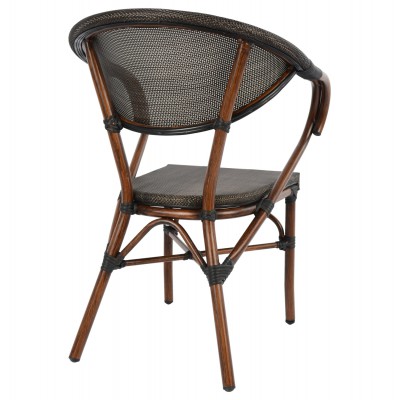 ΠΟΛΥΘΡΟΝΑ ΑΛΟΥΜΙΝΙΟΥ CLAY BAMBOO LOOK ΚΑΦΕ ΜΕ TEXTLINE HM5025 60,5x59x81 cm ΠΟΛΥΘΡΟΝΑ ΑΛΟΥΜΙΝΙΟΥ CLAY BAMBOO LOOK ΚΑΦΕ ΜΕ TEXTLINE HM5025 60,5x59x81 cm