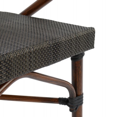ΠΟΛΥΘΡΟΝΑ ΑΛΟΥΜΙΝΙΟΥ CLAY BAMBOO LOOK ΚΑΦΕ ΜΕ TEXTLINE HM5025 60,5x59x81 cm ΠΟΛΥΘΡΟΝΑ ΑΛΟΥΜΙΝΙΟΥ CLAY BAMBOO LOOK ΚΑΦΕ ΜΕ TEXTLINE HM5025 60,5x59x81 cm