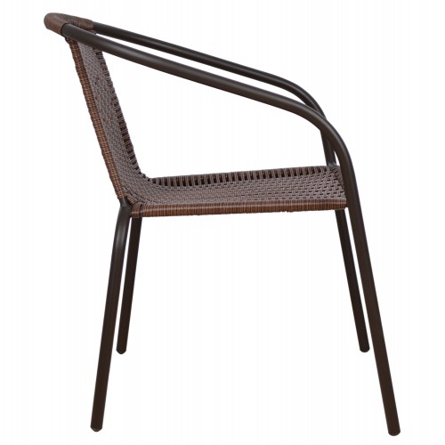 ΠΟΛΥΘΡΟΝΑ ΚΑΡΕΚΛΑ CAMEL HM5015.02 ΚΑΦΕ ΜΕΤΑΛΛΙΚΗ ΜΕ WICKER ΚΑΦΕ 48x48-53x72 cm ΠΟΛΥΘΡΟΝΑ ΚΑΡΕΚΛΑ CAMEL HM5015.02 ΚΑΦΕ ΜΕΤΑΛΛΙΚΗ ΜΕ WICKER ΚΑΦΕ 48x48-53x72 cm