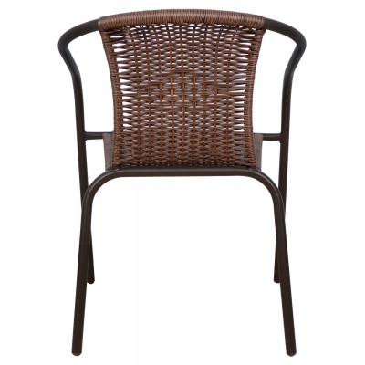 ΠΟΛΥΘΡΟΝΑ ΚΑΡΕΚΛΑ CAMEL HM5015.02 ΚΑΦΕ ΜΕΤΑΛΛΙΚΗ ΜΕ WICKER ΚΑΦΕ 48x48-53x72 cm ΠΟΛΥΘΡΟΝΑ ΚΑΡΕΚΛΑ CAMEL HM5015.02 ΚΑΦΕ ΜΕΤΑΛΛΙΚΗ ΜΕ WICKER ΚΑΦΕ 48x48-53x72 cm