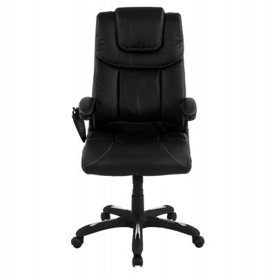 ΚΑΡΕΚΛΑ ΓΡΑΦΕΙΟΥ THORIN HM1050.01 ΜΕ MASSAGE ΜΑΥΡΗ HOMEMARKT 62x70x127Y εκ. Έπιπλα Γραφείου