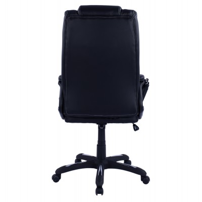 ΚΑΡΕΚΛΑ ΓΡΑΦΕΙΟΥ THORIN HM1050.01 ΜΕ MASSAGE ΜΑΥΡΗ HOMEMARKT 62x70x127Y εκ. Έπιπλα Γραφείου
