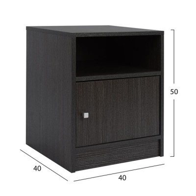 ΚΟΜΟΔΙΝΟ ΜΕΛΑΜΙΝΗΣ MALORY HM2205.01 ZEBRANO 40x40x50 ΚΟΜΟΔΙΝΟ ΜΕΛΑΜΙΝΗΣ MALORY HM2205.01 ZEBRANO 40x40x50