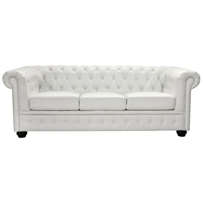 ΚΑΝΑΠΕΣ 3ΘΕΣΙΟΣ T.CHESTERFIELD HM3009.02 ΤΕΧΝΟΔΕΡΜΑ ΛΕΥΚΟ ΜΑΤ 208x90x73 εκ. ΚΑΝΑΠΕΣ 3ΘΕΣΙΟΣ T.CHESTERFIELD HM3009.02 ΤΕΧΝΟΔΕΡΜΑ ΛΕΥΚΟ ΜΑΤ 208x90x73 εκ.