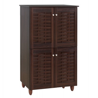 ΠΑΠΟΥΤΣΟΘΗΚΗ-ΝΤΟΥΛΑΠΙ KABIRA 4 ΠΟΡΤΕΣ HM2210.01 WENGE 77Χ34Χ123εκ. ΠΑΠΟΥΤΣΟΘΗΚΗ-ΝΤΟΥΛΑΠΙ KABIRA 4 ΠΟΡΤΕΣ HM2210.01 WENGE 77Χ34Χ123εκ.