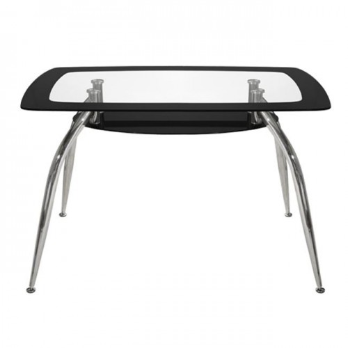 ΤΡΑΠΕΖΙ NORRIS 120Χ75Χ75ΕΚ HM0086.02 ΓΥΑΛΙΝΟ ΜΑΥΡΟ ΤΡΑΠΕΖΙ NORRIS 120Χ75Χ75ΕΚ HM0086.02 ΓΥΑΛΙΝΟ ΜΑΥΡΟ