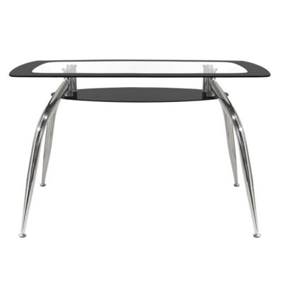 ΤΡΑΠΕΖΙ NORRIS 120Χ75Χ75ΕΚ HM0086.02 ΓΥΑΛΙΝΟ ΜΑΥΡΟ ΤΡΑΠΕΖΙ NORRIS 120Χ75Χ75ΕΚ HM0086.02 ΓΥΑΛΙΝΟ ΜΑΥΡΟ
