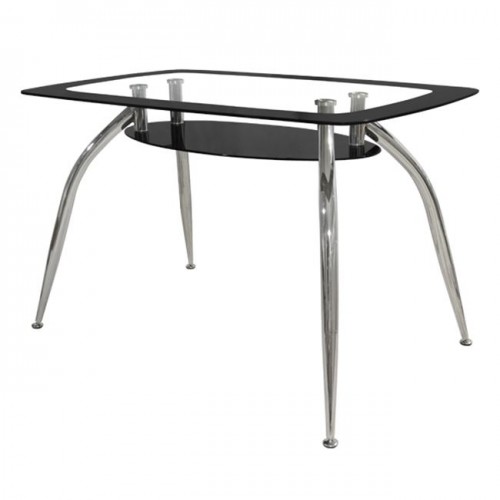 ΤΡΑΠΕΖΙ NORRIS 120Χ75Χ75ΕΚ HM0086.02 ΓΥΑΛΙΝΟ ΜΑΥΡΟ ΤΡΑΠΕΖΙ NORRIS 120Χ75Χ75ΕΚ HM0086.02 ΓΥΑΛΙΝΟ ΜΑΥΡΟ