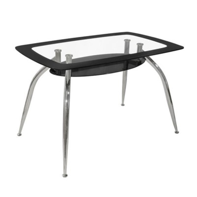 ΤΡΑΠΕΖΙ NORRIS 120Χ75Χ75ΕΚ HM0086.02 ΓΥΑΛΙΝΟ ΜΑΥΡΟ ΤΡΑΠΕΖΙ NORRIS 120Χ75Χ75ΕΚ HM0086.02 ΓΥΑΛΙΝΟ ΜΑΥΡΟ