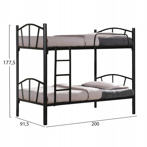 ΚΟΥΚΕΤΑ ΚΡΕΒΑΤΙ ΜΕΤΑΛΛΙΚΗ FLOOR HM328.01 90x190 εκ. Παιδικό δωμάτιο ΚΟΥΚΕΤΑ ΚΡΕΒΑΤΙ ΜΕΤΑΛΛΙΚΗ FLOOR HM328.01 90x190 εκ. Παιδικό δωμάτιο